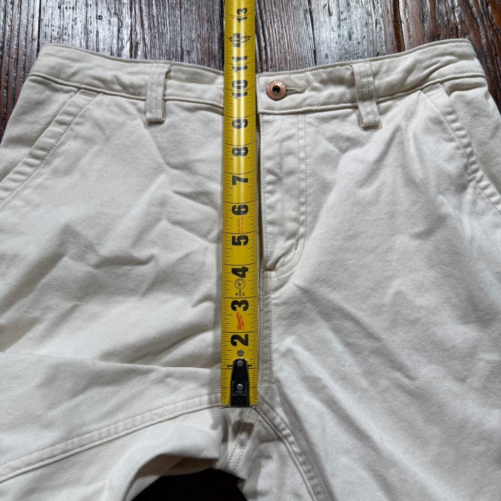 Duluth Trading Co Pants Womens 8 White Makers Studio Wide Leg Utility Stretch‎ - Picture 6 of 12